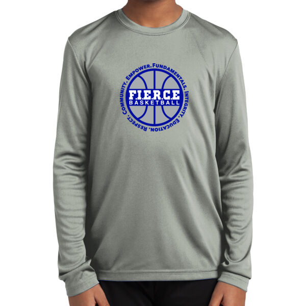 Fierce Basketball Youth Long Sleeve PosiCharge Competitor Tee Thumbnail