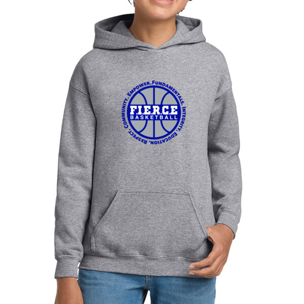 Fierce Basketball Youth Heavy Blend Hooded Sweatshirt Thumbnail
